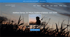 Desktop Screenshot of matthewdamesmusic.com